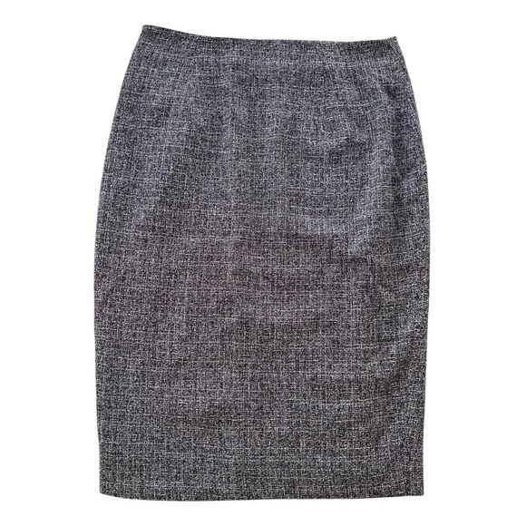 The Limited Black and White Textured Pencil Skirt - Picture 2 of 15